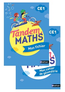 Fichier de l&#39;&eacute;l&egrave;ve + Cahier g&eacute;om&eacute;trie CE1