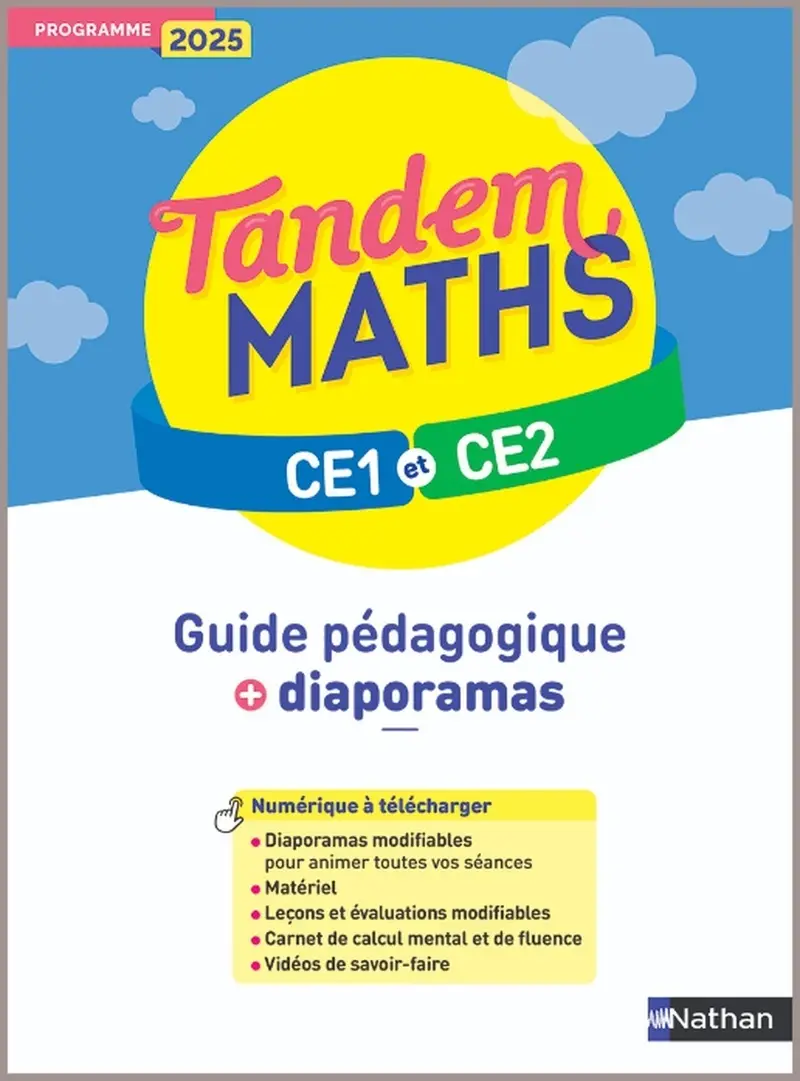 Guide p&eacute;dagogique + Diaporamas CE1/CE2 - Programme 2025