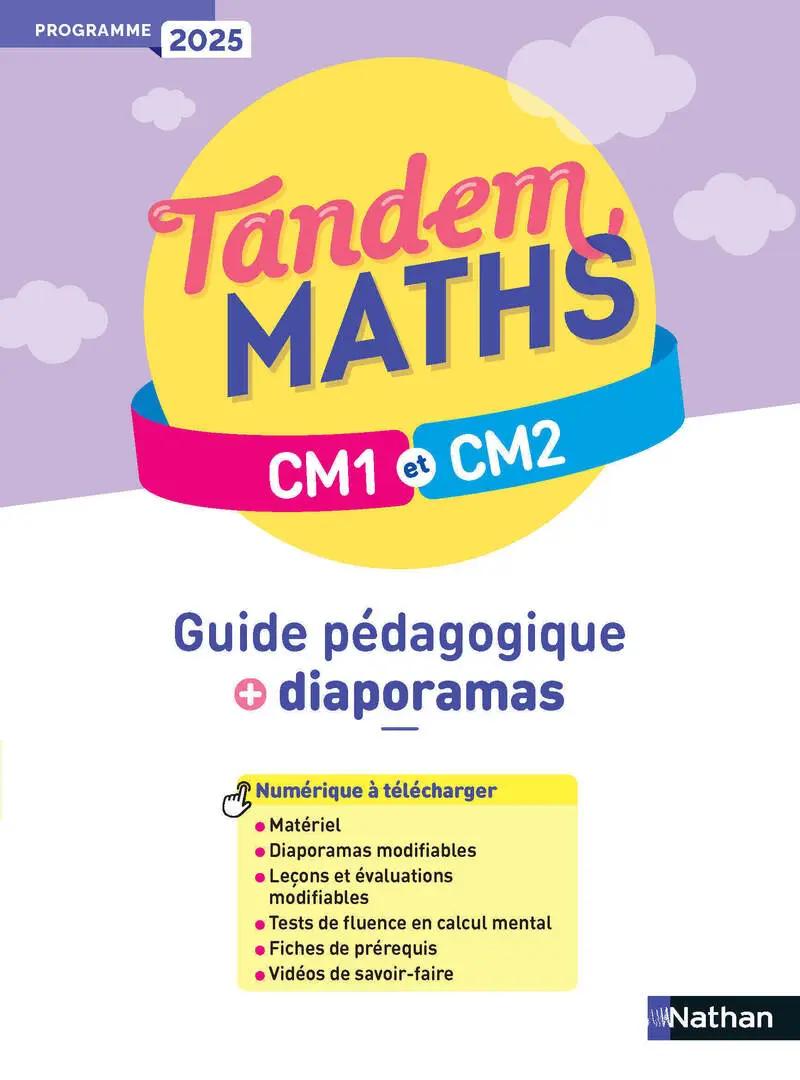 Guide p&eacute;dagogique + Diaporamas CM1/CM2 - Programme 2025